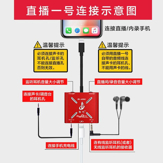 Changba Live No.1 Sound Card Converter 3D Stereo Digital Lossless Live Broadcasting While Charging Mobile Computer Sound Card Suitable for Apple 15 Mobile Phone Android No. 1 Typec Singing Anchor (Apple 15-16) Type-C Stereo 3D Sound Version