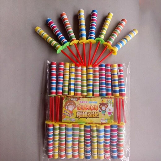 Coolle Ding Ding Children's Magic Sticks juguetes retráctiles de barra retráctil regalos tradicionales de kindergarten regalos de premio para niños post-8090 modelo medio [130 cm de omisión de largo] [10 paquetes]