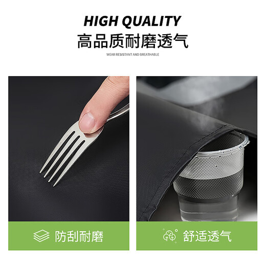Shengli Reflektierende Regenmantel-Split-Rettungshygie-Sanitäranzugsanzugsanzug 210T Polytechnische PVC BR2-671 Schwarz 2xl