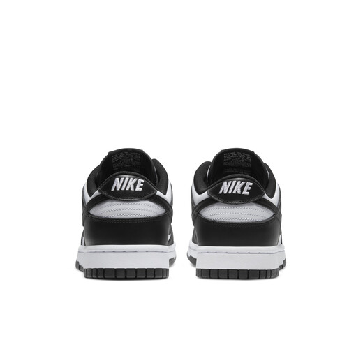 Nike (NIKE) official DUNK LOW men's sneakers retro sling shoes low top panda color matching DD1391 100 white/black/white 42.5