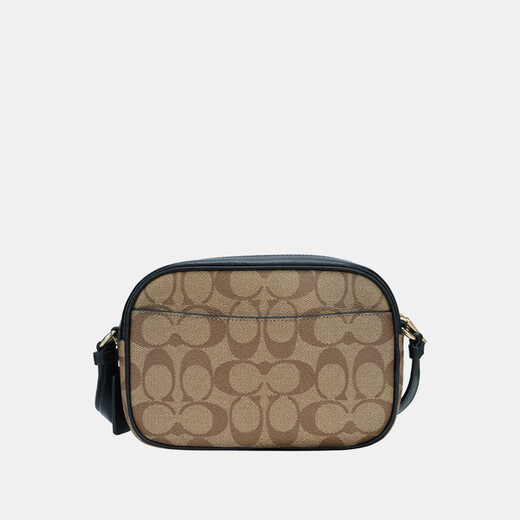 
CoaCH (COACH) Official Authorization Casual Simple Women's One-Shoulder Crossbody Bag Valentine's Day Gift Khaki with Black C9926IMCBI