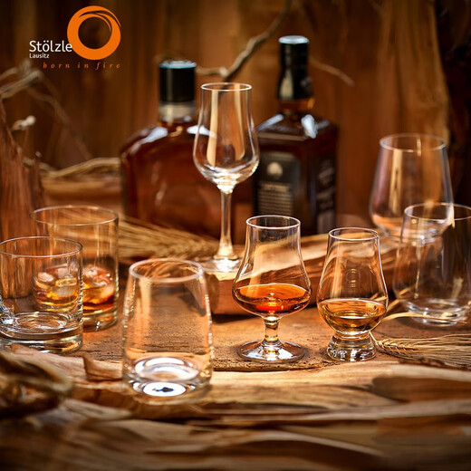 Soyat stolzle German imported crystal professional whiskey cup tulip scent cup tasting brandy wine glass (Germany) professional scent whiskey cup 195ml