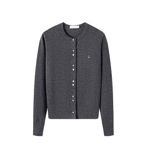 Navigare Italian dinghy women's wool knitted cardigan casual sweater jacket 2334094509 Gray L