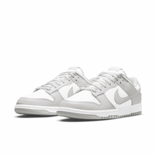 Nike Nike Herrenschuhe Sommer Neue Freizeitschuhe Dunk Low Top Trendy Retro Schockabsorbing Wear-Resistant Sports Skateboard Schuhe Männer DD1391-103 Grau und Weiß 42.5