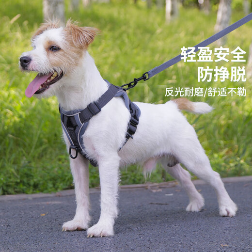 Zigman cat traction rope adjustable vest-style harness when going out to prevent break-away cat walking rope pet supplies