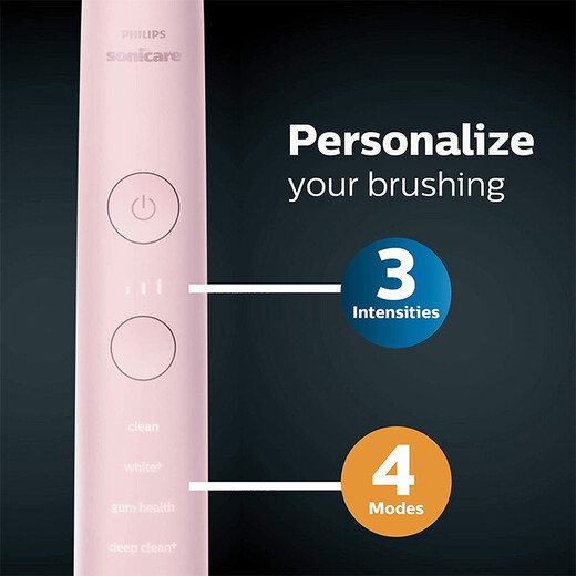 飞利浦（PHILIPS）Sonicare 9300系 充电电动牙刷 清除牙菌斑 牙齿 带充电杯 粉红色