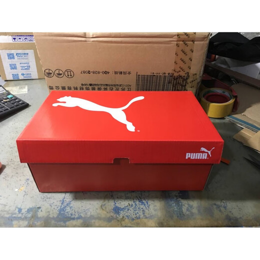 AD NK AJ Shoe Box NB Shoe Box Sports Shoe Box Paper Box AF1 Shoe Box Packaging Box Red Puma High Quality 31.5x20x11cm