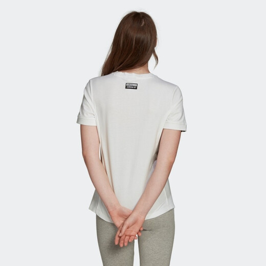 Adidas Clover Frauenstoff Neue Sportbekleidung atmungsaktive halbe Ärmeln Kurzarmt-T-Shirt DW3892 FM2488 S 34
