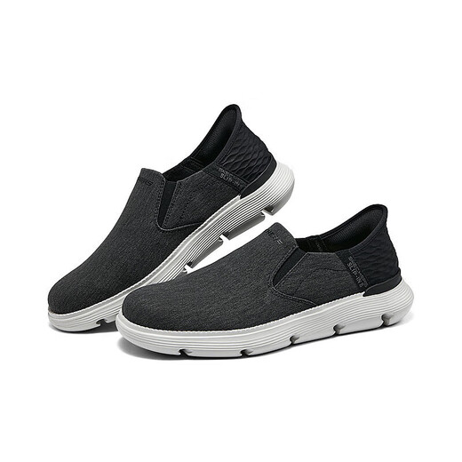 Skechers Flash Wear Schuhe Sommer Herrenschuhe Faule Menschen Pedal Casual Schuhe Pendeln Business Board Schuhe Leichte Leinwandschuhe 205140