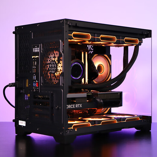 AMD Ryzen 7 9700X host complete machine/RTX5060TI/5070/5070ti/5060 graphics card complete machine e-sports design desktop computer host assembly machine DIY assembly machine R7 9700X+RTX5070Ti丨Six
