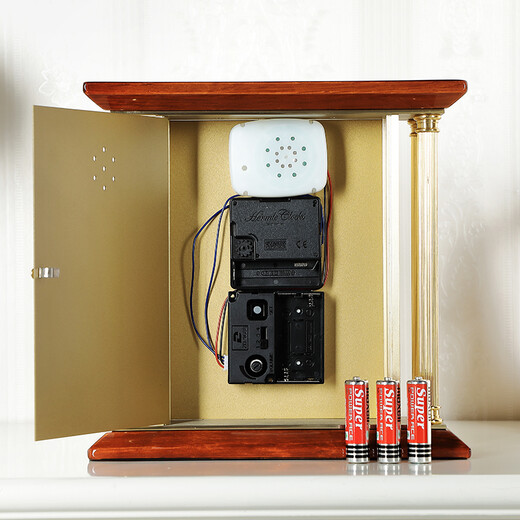 赫姆勒时钟（Hermle Clocks）欧式现代座钟客厅实木报时摆件低音低噪台式坐钟 QT203-21003