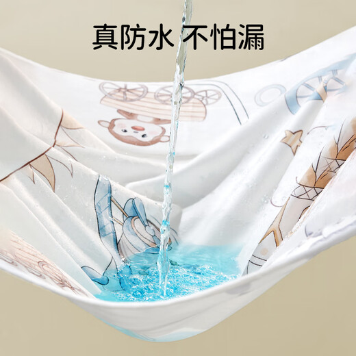 煦凛日本婴儿隔尿垫可水洗5A抗菌纯棉透气尿垫尿不湿床垫姨妈护理垫 宇航小狗【5A亲肤抑菌 舒爽透气】 A类【150x100cm】