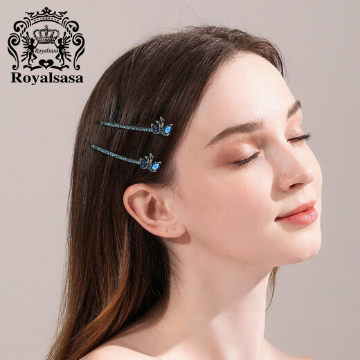 Royal sasa royal salsa hairpin hair accessories one-word clip side clip swan side clip bangs clip double clip hairpin headband top clip