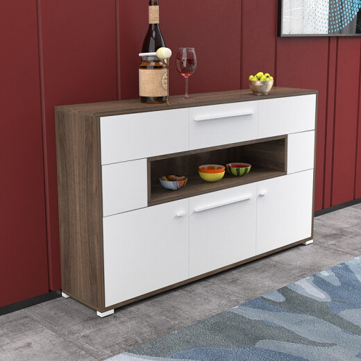 [Door installation] Menmax sideboard modern simple multifunctional Nordic kitchen cabinet storage cabinet tea cabinet customizable gentleman white color sideboard 1.2 meters