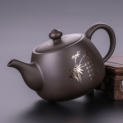 Haofeng 2025 new purple sand teapot complete tea set set purple sand teapot single teapot as a souvenir gift