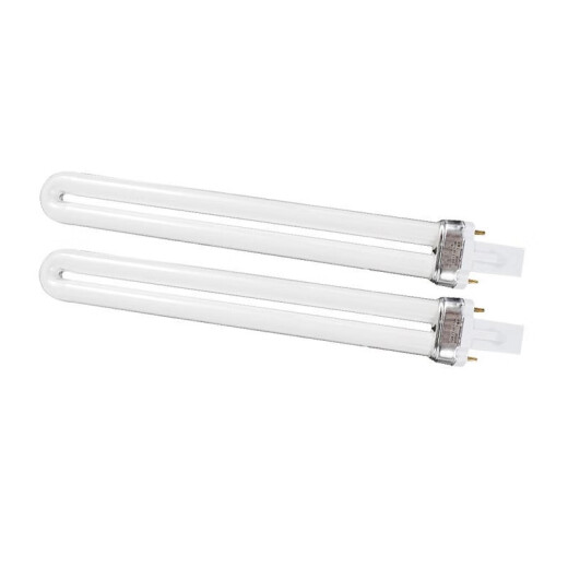 Nufeng two-pin light bulb fluorescent desk lamp type three-color glass lighting tube 11W 2 pieces white other