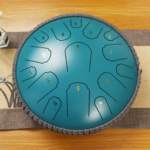 Yaside ätherische Trommel 15 -Zoll 14 Zoll Erwachsener Professionelle Anfänger Stahlzunge Schlagzeuger Drum Drum Geschenk Percussion Instrument Spot Grün Grün