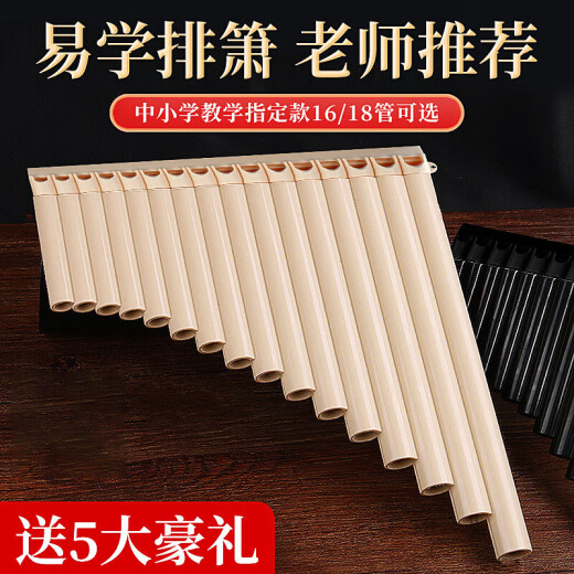 
Range (RANGE) 18-tube panflute for beginners for children and students to play ethnic musical instruments White