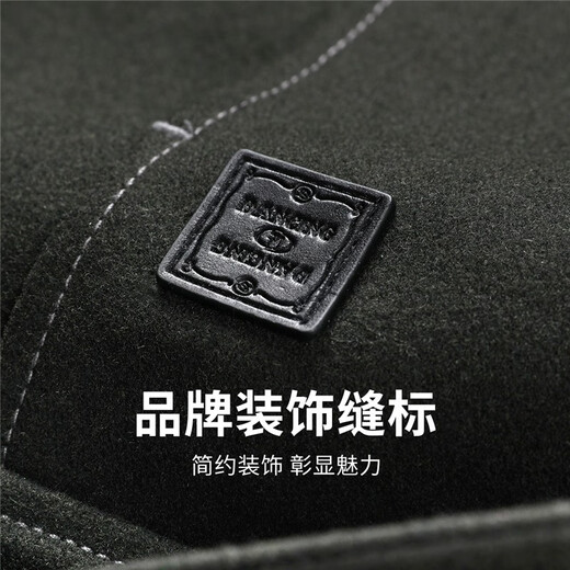 Dances with Wolves Down Liner Woolen Jacket Men's 2025 Autumn and Winter New Solid Color Warm Thickened Men's Jacket 1043 Dark Green 202 L (175)