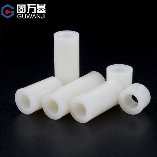 Guwanji ABS padded column nylon casing support column isolation column plastic insulated column hollow pad column straight-through column spacer column 5*3.2*5 100 pieces