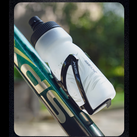 
Xidesheng Bicycle Bottle Cage Water Cup Holder PC Resin Installation Simple and Stable Hacker Zhuri Ad Accessories F-338 Black-with stainless steel screws