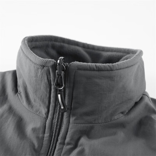 Guqian double-sided vest for men in autumn and winter multi-pocket workwear vest for men outdoor leisure fishing vest top clothes khaki L