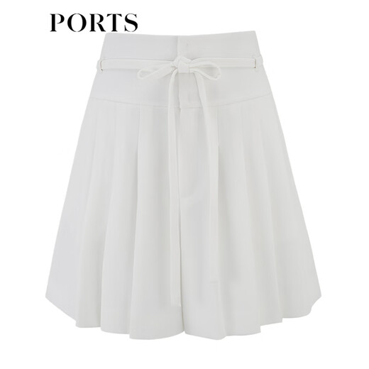 PORTS spring and summer new simple shorts SL8P042NWB011 Sky White S 4