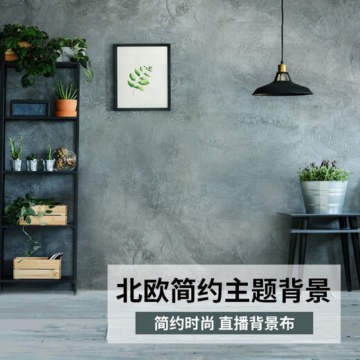 山头林村直播背布3d立体高清广旋高清简约新主直播背布3D立体北欧风 GX-9215加厚无纺布宽1.8*高2.2M