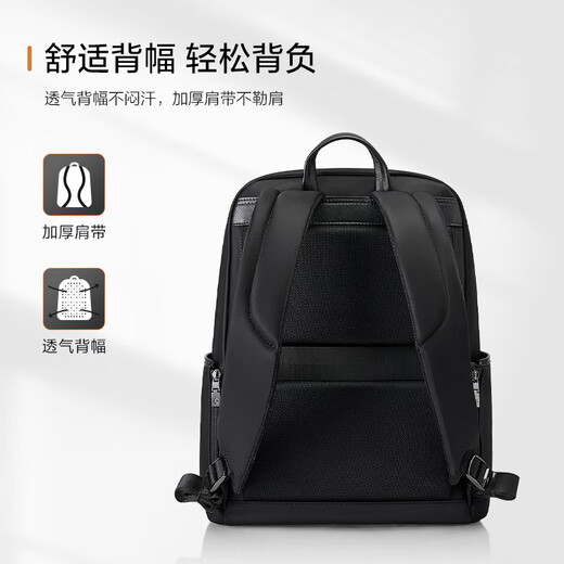 Mochila para hombres Samsonite Mochila de 16 pulgadas Bolso de computadora de 16 pulgadas Cowndhide Cowhide Leather Big Mackpack Gift 45Q*09013