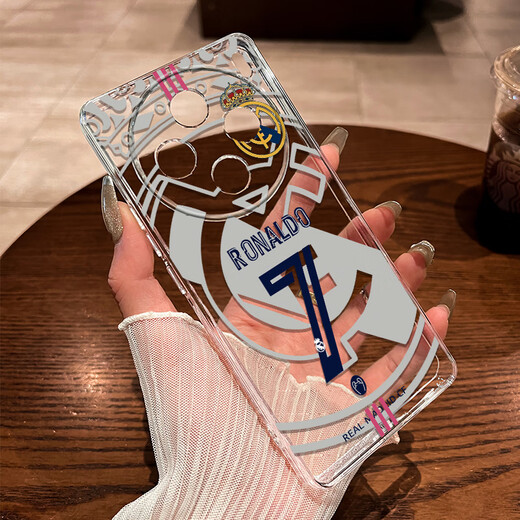 弥静觅适用VIVOX200手机壳皇马C罗幸运七X90S新款透明X100镜头全包x70Pr 透明-皇马C罗幸运七相框TPU9738 vivoY200