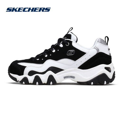 斯凯奇（Skechers）skechers斯凯奇运动鞋女秋季休闲厚底老爹鞋 薰衣草色/11977 35