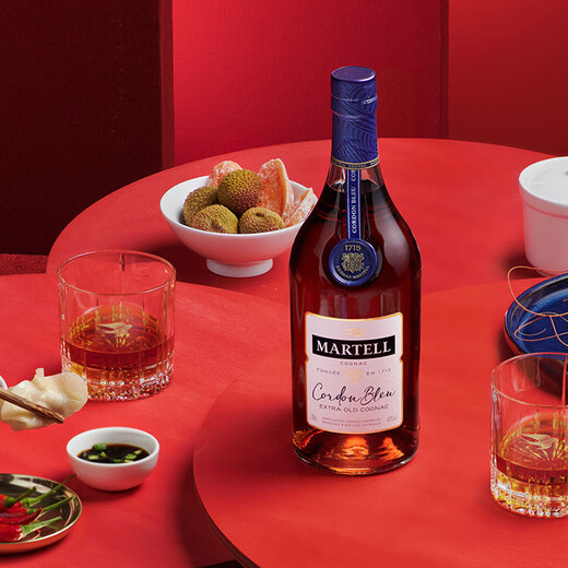 马爹利（Martell）蓝带 法国 XO级干邑白兰地  700ml 送整箱精酿啤酒