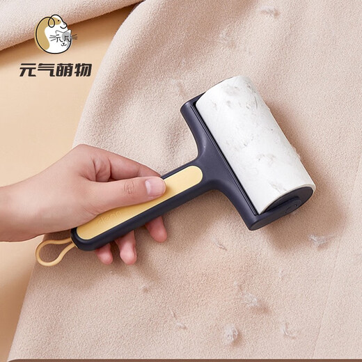Yuanqi Mengwu pet lint remover, roller lint brush to remove lint on sofa, carpet brush lint, cat supplies, 10 rolls of 10cm replacement paper (600 pieces in total)