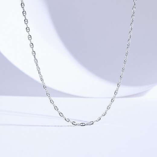 Saturday Fortune (ZLF) PT950 platinum necklace for women, fashionable and versatile Japanese chain, adjustable plain chain 1.90g 40cm + tail chain 5cm