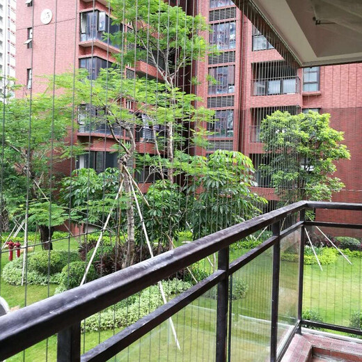 Jinding plus balcón red antirrobo invisible hogar 304 red protectora de alambre de acero ventana antirrobo barandilla de seguridad para niños instalación del paquete pago final