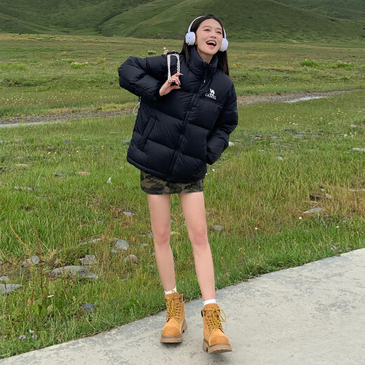 Camel Volcano Down Jacket 2.0 Wang Junkai Same Style Wangzhe Kaijia Men's Thickened Cold Warm Jacket Winter