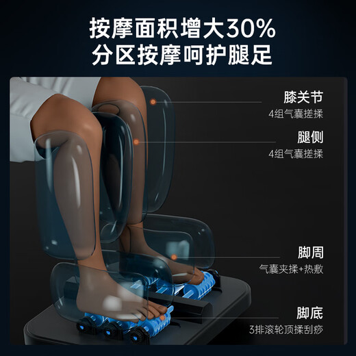 Westinghouse CE certified S610 home smart electric massage chair full body kneading space capsule 2025 top ten massage chair brands rocking chair S620 upgraded version for the elderly Normandy gray preferred for families with large stress differences