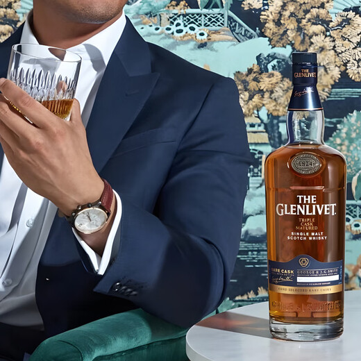格兰威特（ThE GLENLIVET）单一麦芽威士忌 洋酒 原瓶进口 海外版 送礼 格兰威特珍稀雪莉三桶1000ml