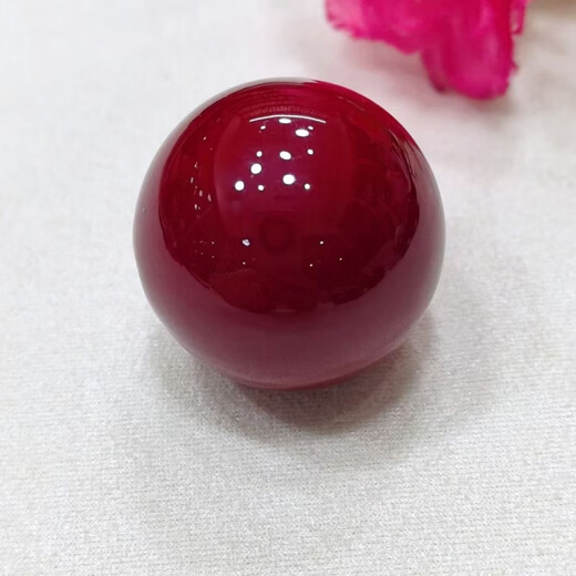 Bixiutang Coral Ox Blood Red Blood Red Loose Beads Single Beads Deep Red Natural Multi-Specifications Large Particles DIY Jewelry Qiduobao Matching 4mm 5 Price