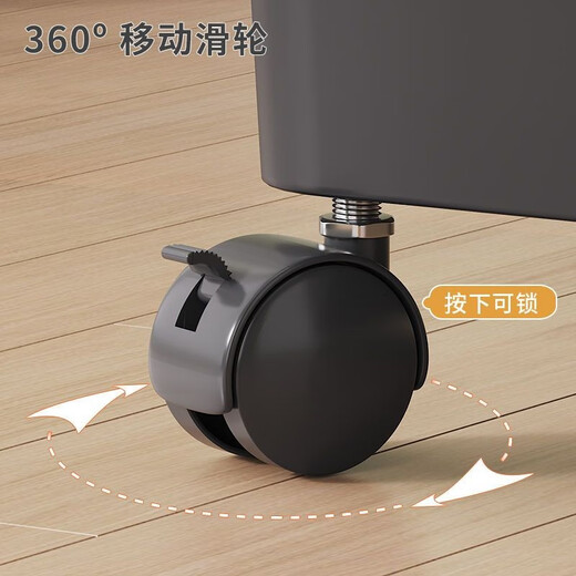 Lohas Time Double Layer Simple Clothes Rack Floor Standing Bedroom Clothes Rack Removable Coat Rack Home Multifunctional Clothes Rack Pearl White