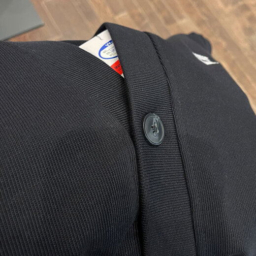 耐克（NIKE）外套男士2024春秋季新款针织开衫V领线衫休闲夹克上衣 FN3899-010黑色 S