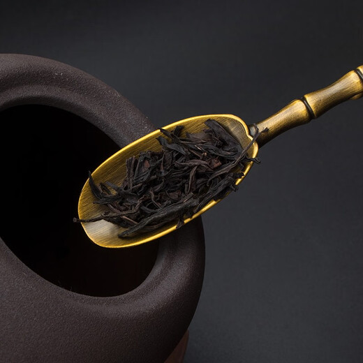 Chuangyi Tea Set Accessories Six Gentlemen Tea Shovel Tea Spoon Tea Divider Pure Copper Handmade Bamboo Carving Kung Fu Tea Ceremony Tea Set Accessories Pure Copper Tea Spoon