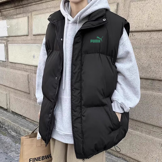 Brand Down Cotton Vest Men's Automne et hiver Nouvelle tendance coréenne Version coréenne lâche décontractée et polyvalente