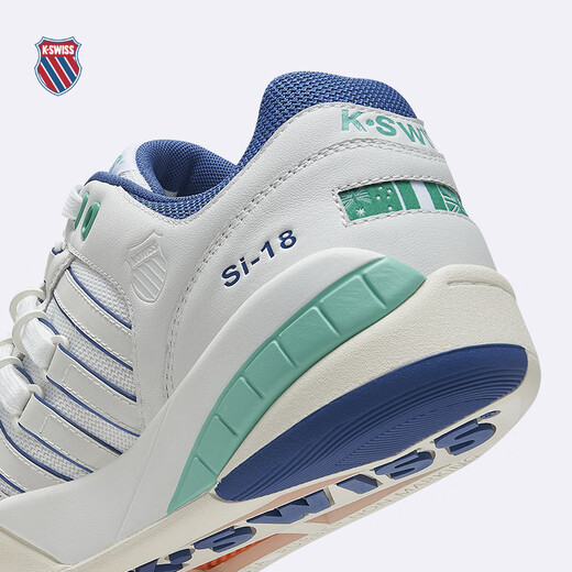 
KSWISS [same style on the show] casual shoes for men and women spring couple casual fashion slam shoes 9275-US 108 Wimbledon white green no blue men 42