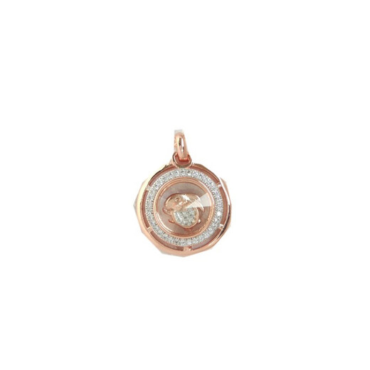 Jinshajiang fortune-turning necklace pendant, twelve zodiac signs, gold-plated 18K rose gold and white metal phase transit for women, small snake, plus sunflower chain