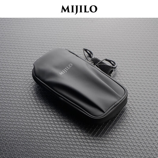 MIJILO large-capacity running mobile phone arm bag men's and women's sports mobile phone arm bag universal waterproof arm bag wrist bag arm bag black