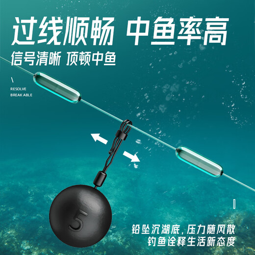 Weituosen cough lead pendant strong resistance to running water cough lead running lead lead pendant fishing group boxed mixed quickly removable sliding lead pendant 2 grams each 3 grams 4 grams 5 grams 6 grams 2 pieces each