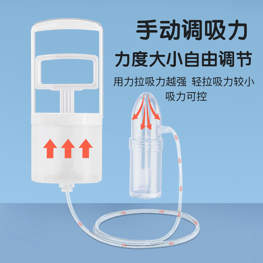 Jim&Lily吸鼻器婴儿【儿科推荐】UBEST手拉吸鼻涕器婴儿吸鼻屎器儿童宝宝 吸鼻器+滴鼻无菌盐水+赠品 升级版