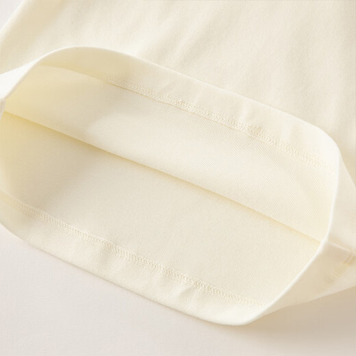 DAVE&BELLA medium and large children's bottoming shirt, high collar, girls' long-sleeved T-shirt, autumn and winter new baby tops, pullover children's clothes, frosty white, in stock, 130 cm (recommended height 120-130cm)