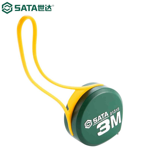 SATA Tools 3-meter tape measure 91318 steel tape measure 91319 household steel tape box ruler carpentry ruler decoration measurement ruler 3MX16mm steel tape measure 91318